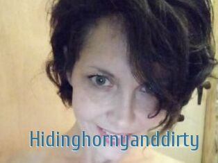 Hidinghornyanddirty